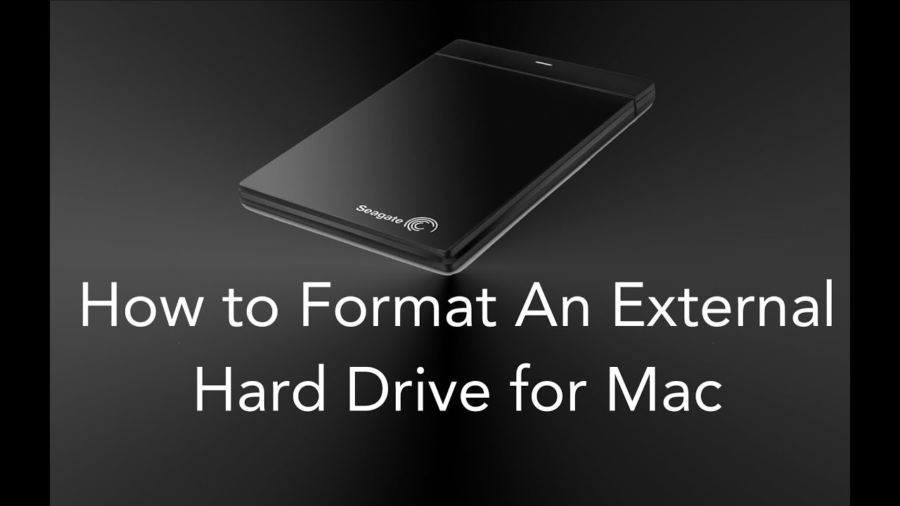 format external hard driver for mac