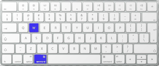 hot key on mac for chrome tabs